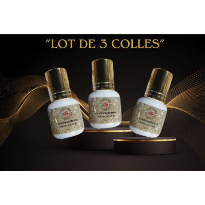 Lot de 3 colles